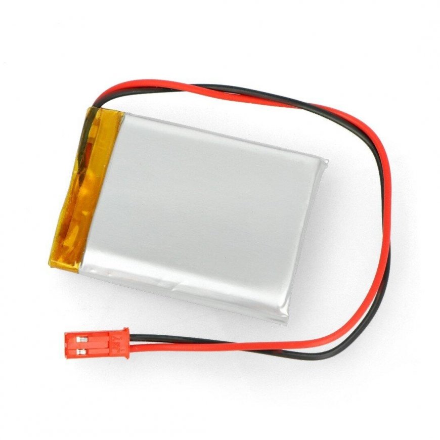 Akyga 1800mAh 1S 3.7V Li-Pol battery - JST-BEC connector + socket - 50x40x8mm