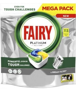 KAPSULĖS IND FAIRY PLATINUM LEMON 113VNT
