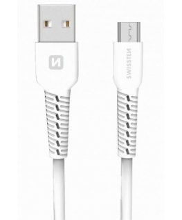 Swissten 71505521 USB кабель 1 m USB A Micro-USB A Белый