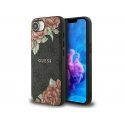 Case Guess 4G Flowers Print MagSafe for iPhone 16e black Case Guess 4G Flowers Print MagSafe for iPhone 16e black