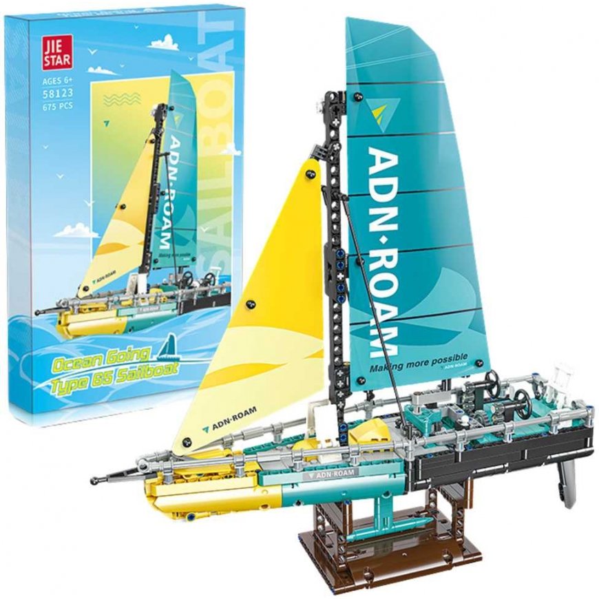 Lean Toys CONSTRUCTION KIT – TYPE 65 SAILING SHIP (675 PARTS)