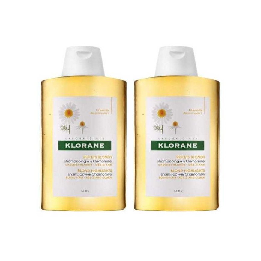 Klorane Blond Highlights Šampūnas 2 x, 400 ml