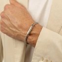 Hugo Boss Fashionable men's steel bracelet Doran 1580695