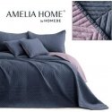 AmeliaHome Lovatiesė spalva grafitas vienspalvė medžiagos tipas - tekstilė mikropluoštas 240x260 cm