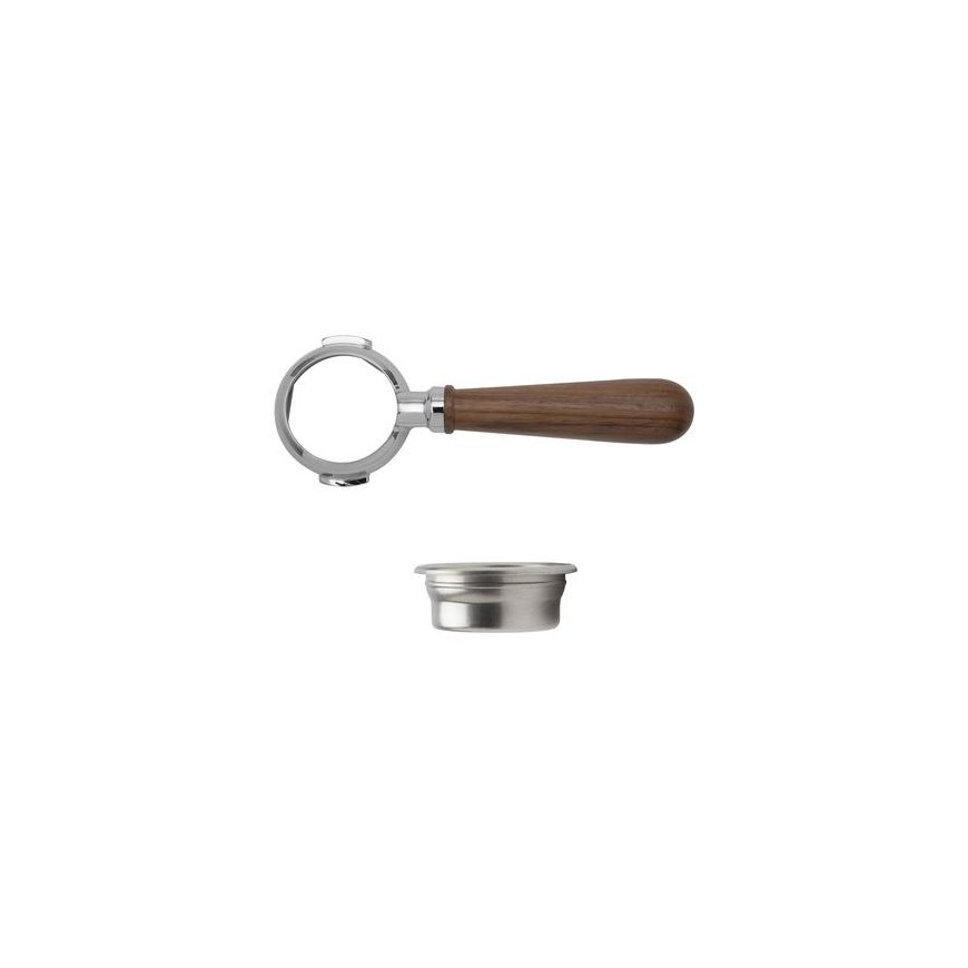 Coffee grinder Lelit – PLA580W 58mm bottomless portal filter with wooden handle – 4