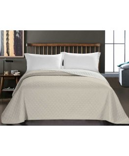 DecoKing Lovatiesė BEIGE+Baltas 170X270