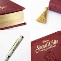 ERIK Disney Snow Baltas A5 Notebook + Pen set ERIK Disney Snow Baltas A5 Notebook + Pen set