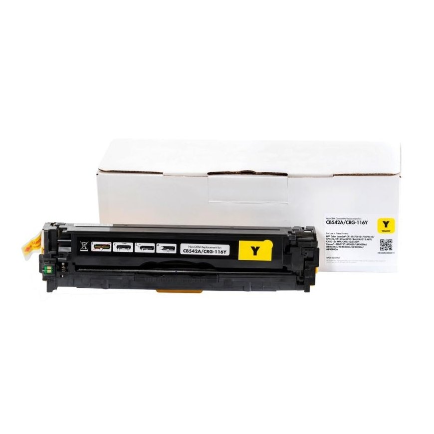 Neoriginali Static Control HP CB542A/CE322A/CF212A/ Canon CRG716, geltona kasetė – 2