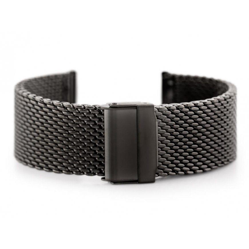 Pacific 10 bracelet – HQ mesh – graphite matte 22mm