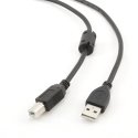 Gembird 3m USB 2.0 A/B M USB kabelis USB A USB B Juoda