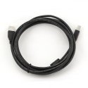 Gembird 3m USB 2.0 A/B M USB-kaapeli USB A USB B musta Gembird 3m USB 2.0 A/B M USB-kaapeli USB A USB B musta