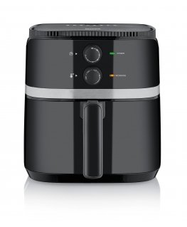 Severin FR 2452 fritüür Üksik 4,3 l Eraldiseisev 1500 W Kuumaõhu fritüür Must, Hõbe