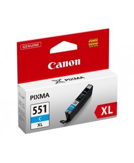 Canon CLI-551XL C w/sec tindikassett 1 tk Originaal High (XL) Yield Fototsüaan