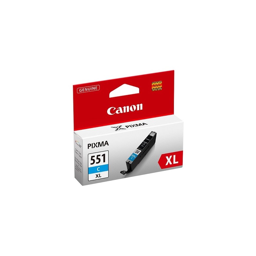 Canon CLI-551XL C w/sec tintes kārtridžs