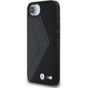Case BMW Oversized Stripes MagSafe for iPhone 16e black