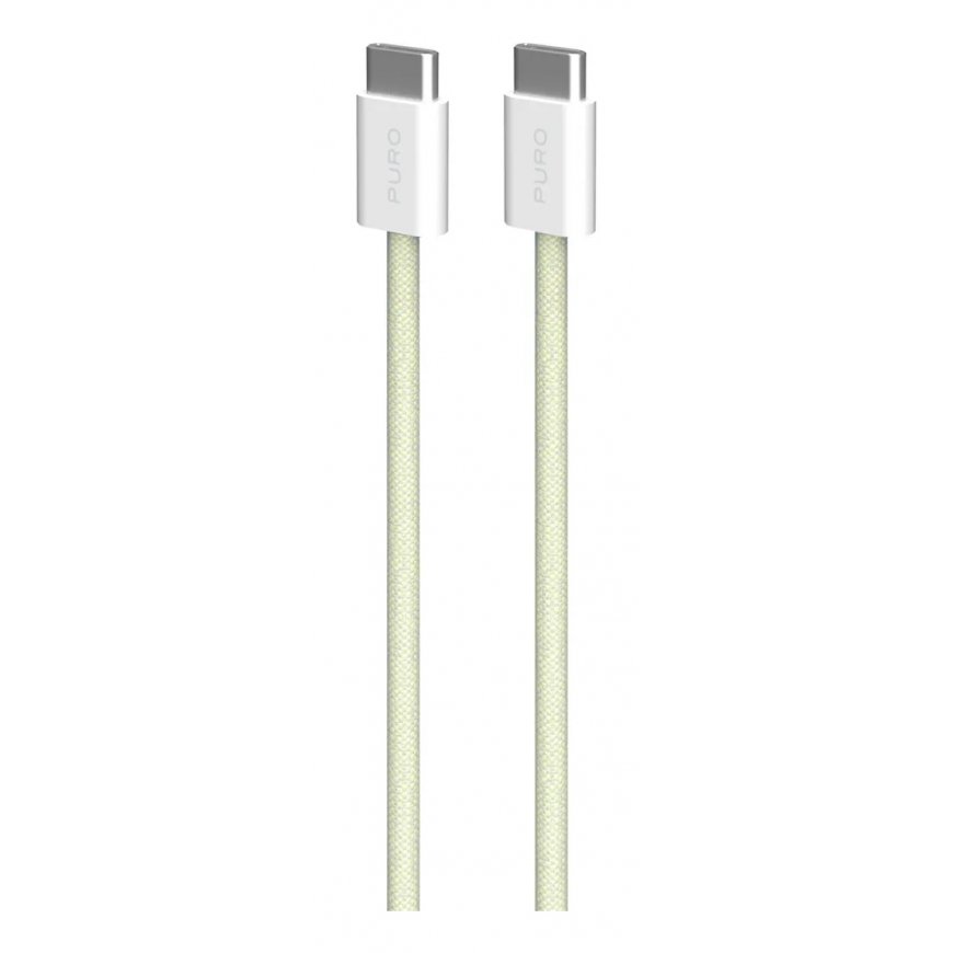 PURO PUCCCFABK415MTYEL USB kabelis USB 2
