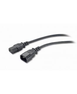 APC PWR Cord C13 - C14, 0.6 m Must 0,61 m C13 pistikut C14 pistikut