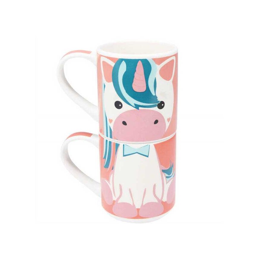 Cup&You Gift Set: 2 posliinikuppia lapsille, 2 x 265 ml