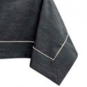 AmeliaHome Tablecloth AH VESTA BRD PPG DARKGREY 140x160