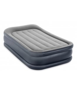 Intex DuraBeam+ Deluxe Pillow Rest Raised Single mattress Light grey Unisex