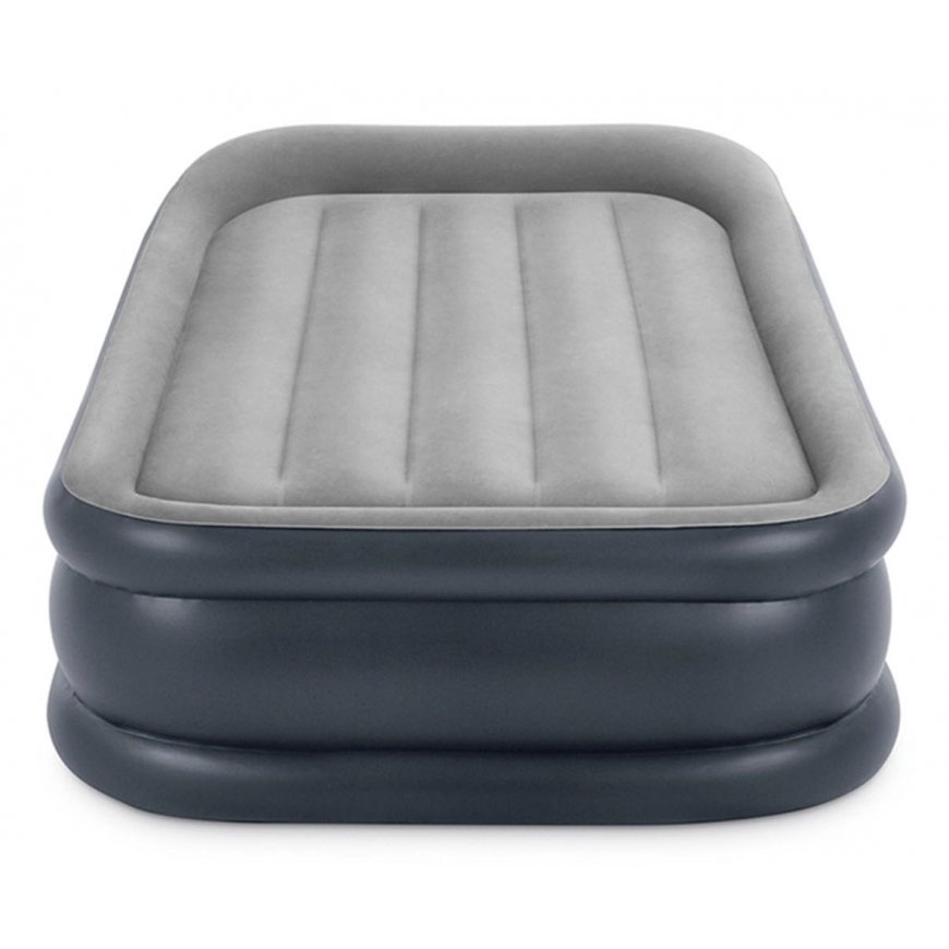 Intex DuraBeam+ Deluxe Pillow Rest Raised Single mattress Light grey Unisex – 3