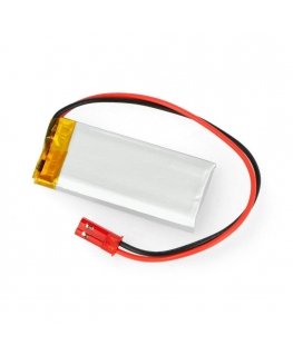 Akyga Li-Pol akumuliatorius 450mAh 1S 3.7V - JST-BEC jungtis + lizdas - 48x22x5mm