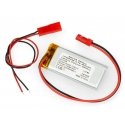 Akyga Li-Pol akumuliatorius 450mAh 1S 3.7V - JST-BEC jungtis + lizdas - 48x22x5mm