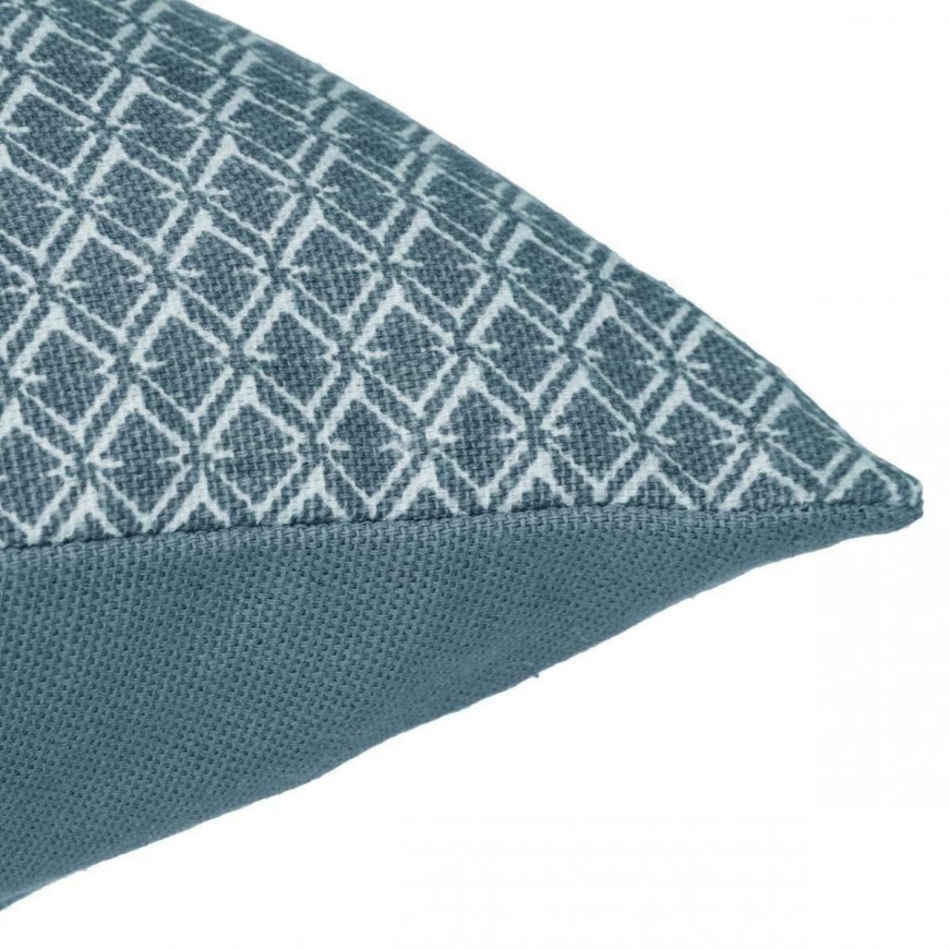 Cushion Atmosphera Otto Blue Cotton (38 x 38 cm) – 2