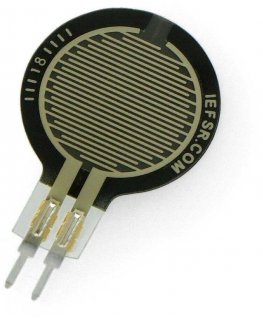 Force sensor, round, 15mm, short connector, Pololu 2728