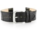 Pacific Leather watch strap W41 - black - 22mm Pacific Leather watch strap W41 - black - 22mm