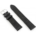 Pacific Leather watch strap W41 - black - 22mm Pacific Leather watch strap W41 - black - 22mm