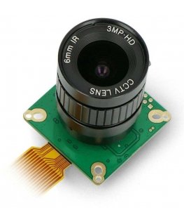 IMX477 12.3MPx HQ camera with 6mm CS mount, for Raspberry Pi, ArduCam B0240