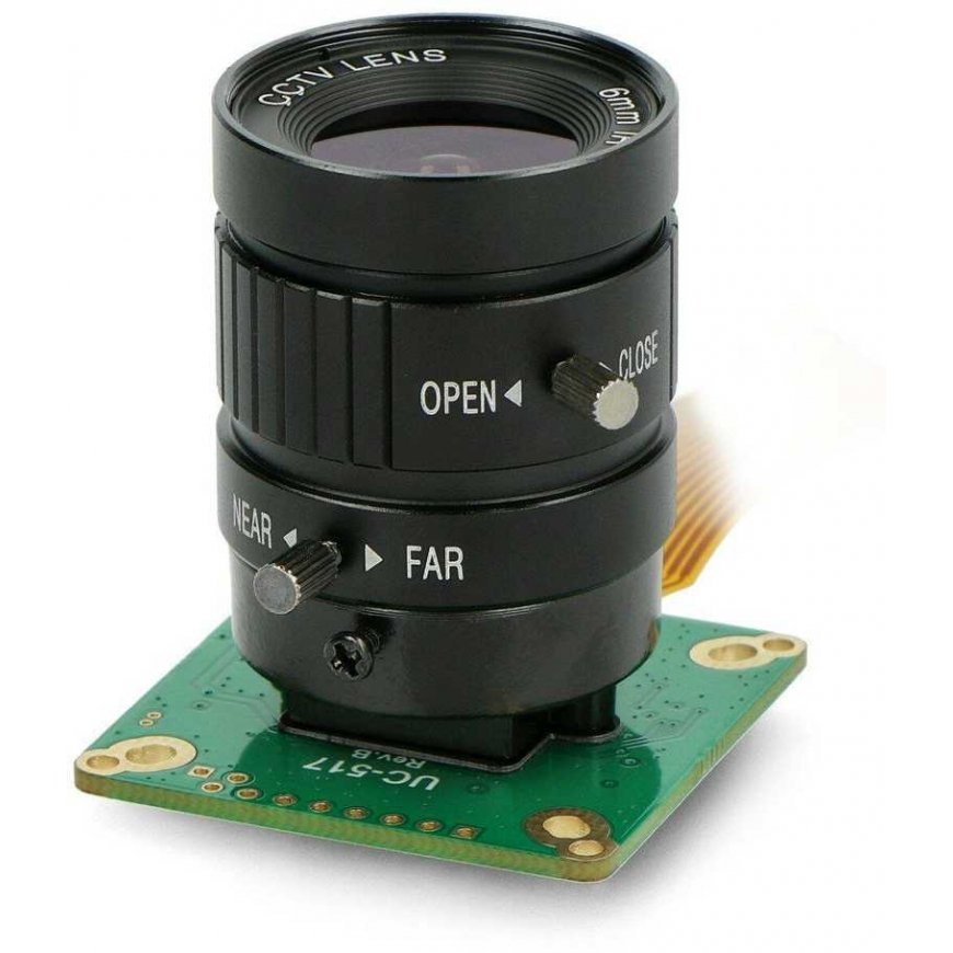 IMX477 12.3MPx HQ camera with 6mm CS mount, for Raspberry Pi, ArduCam B0240 – 5