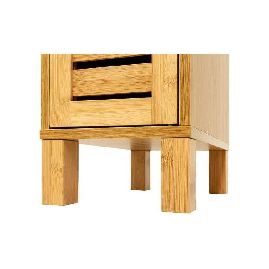 Bambu Kapea bambu kylpyhuonekaappi SICELA, 30 x 19 x 120 cm – 5