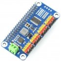 Servo controller board for Raspberry Pi, 16 channels, 12 bits, I2C, Waveshare 15275 Servo controller board for Raspberry Pi, 16 channels, 12 bits, I2C, Waveshare 15275