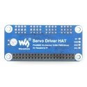 Servo controller board for Raspberry Pi, 16 channels, 12 bits, I2C, Waveshare 15275 Servo controller board for Raspberry Pi, 16 channels, 12 bits, I2C, Waveshare 15275