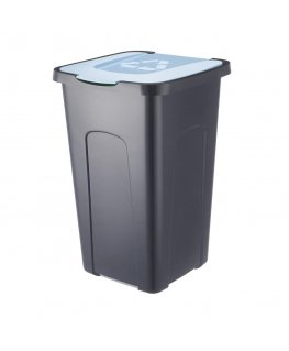 KOSZ DO SEGREGACJI 50L BLACK/BLUE PASTEL (4432)