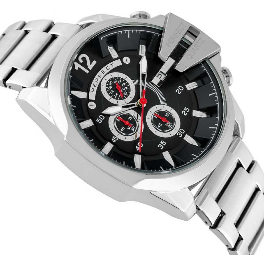 Vyriškas laikrodis PERFECT M513CH-03 - CHRONOGRAF (zp387c) + BOX – 2