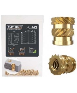 Ruthex M2 kierresisäke – Rx-M2x4 - 70 kpl