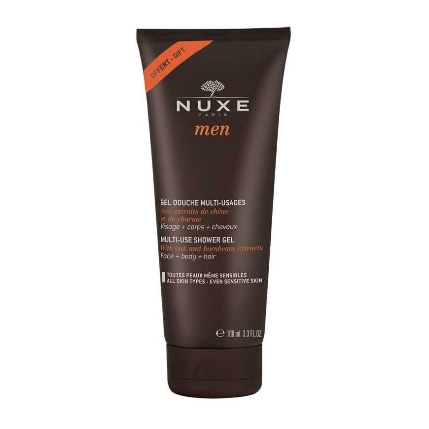 Nuxe, Men Multi-Use, Dušo želė, All Over The Body, For All Skin Types, 100 ml