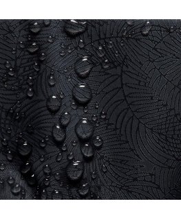 AmeliaHome Tablecloth AH GAIA HMD Black 80X80"