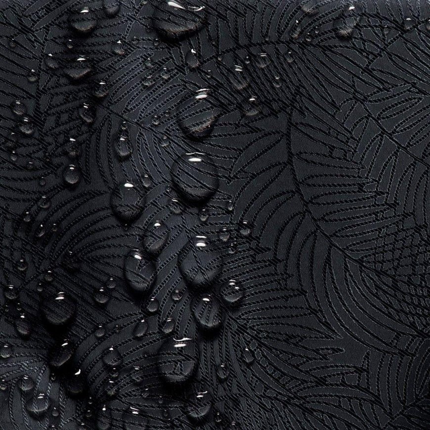 AmeliaHome Tablecloth AH GAIA HMD Black 80X80"