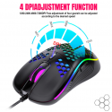 RoGer S4 langallinen pelihiiri DPI 7200 / RGB