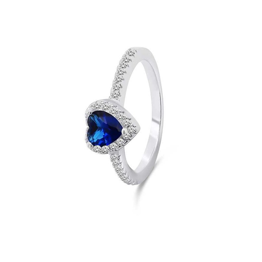 Brilio Silver Romantic silver ring Heart RI047WB