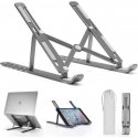 ErgoWork Nomad Nešiojamas kompiuteris Stand -kannettavan tietokoneen teline, hopea ErgoWork Nomad Nešiojamas kompiuteris Stand -kannettavan tietokoneen teline, hopea