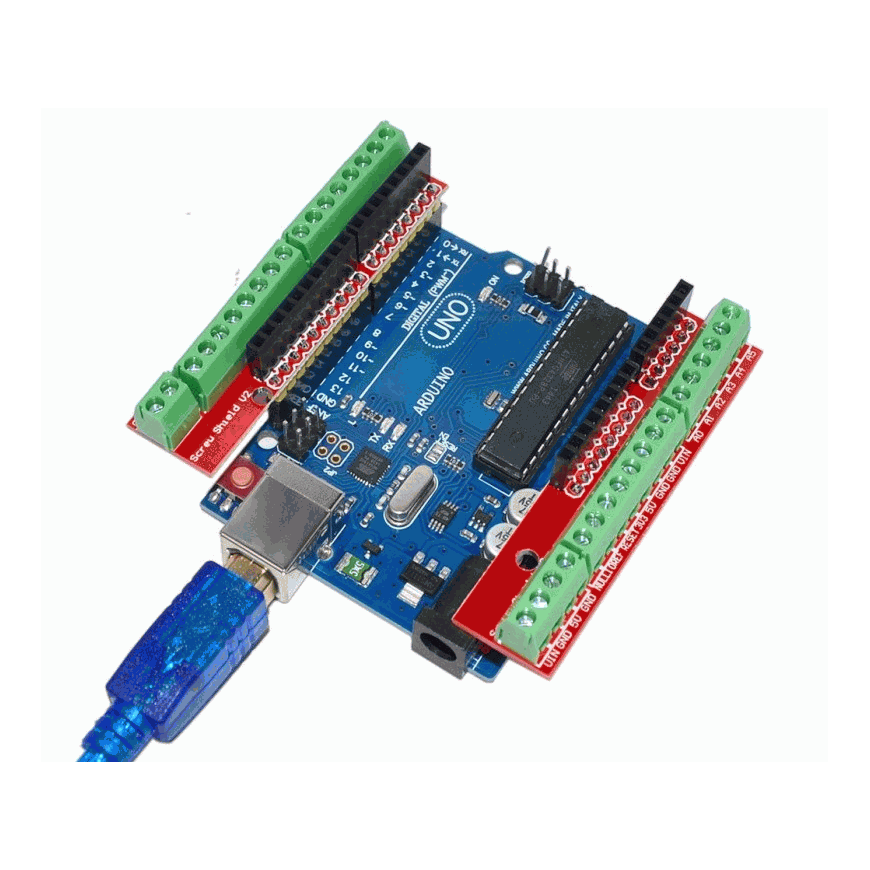 ScrewShield x2 v2 - Arduino-lisäosa