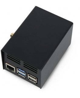Dėklas, skirtas HiFiBerry ir Raspberry Pi 5 - plienas - juodas