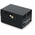 Kotelo HiFiBerrylle ja Raspberry Pi 5:lle - teräs - musta Kotelo HiFiBerrylle ja Raspberry Pi 5:lle - teräs - musta