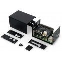 Case for HiFiBerry and Raspberry Pi 5 - steel - black Case for HiFiBerry and Raspberry Pi 5 - steel - black