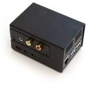 Dėklas, skirtas HiFiBerry ir Raspberry Pi 5 - plienas - juodas Dėklas, skirtas HiFiBerry ir Raspberry Pi 5 - plienas - juodas